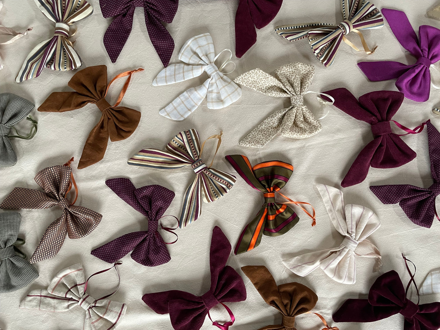 Sløjfe lille - stribet