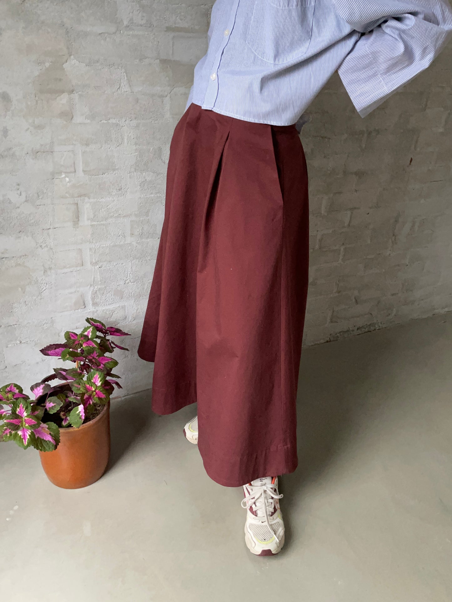 Maxi Pleat Skirt PDF - størrelse XS-XXL