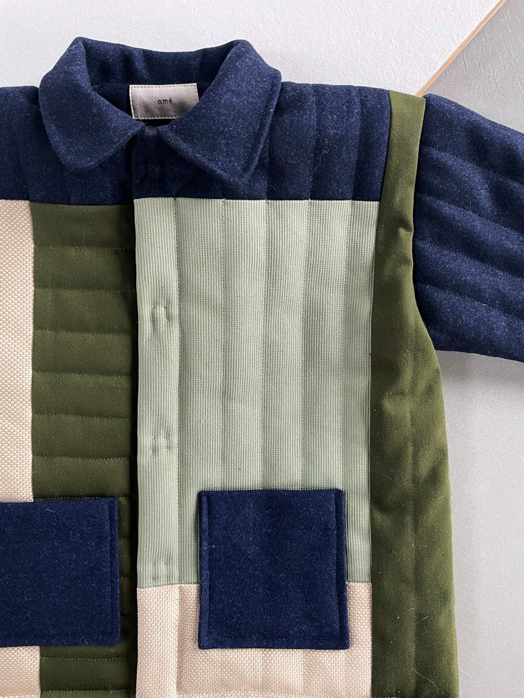 PATCHWORK JAKKE - barn str 104-110