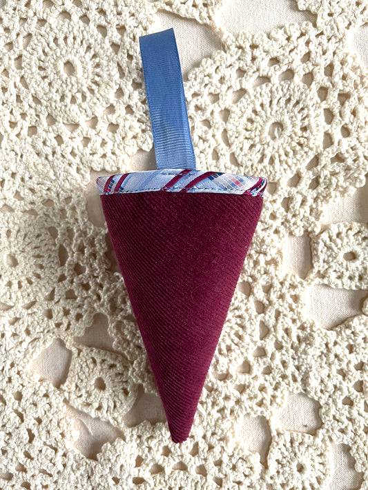 Kræmmerhus - burgundy/blå