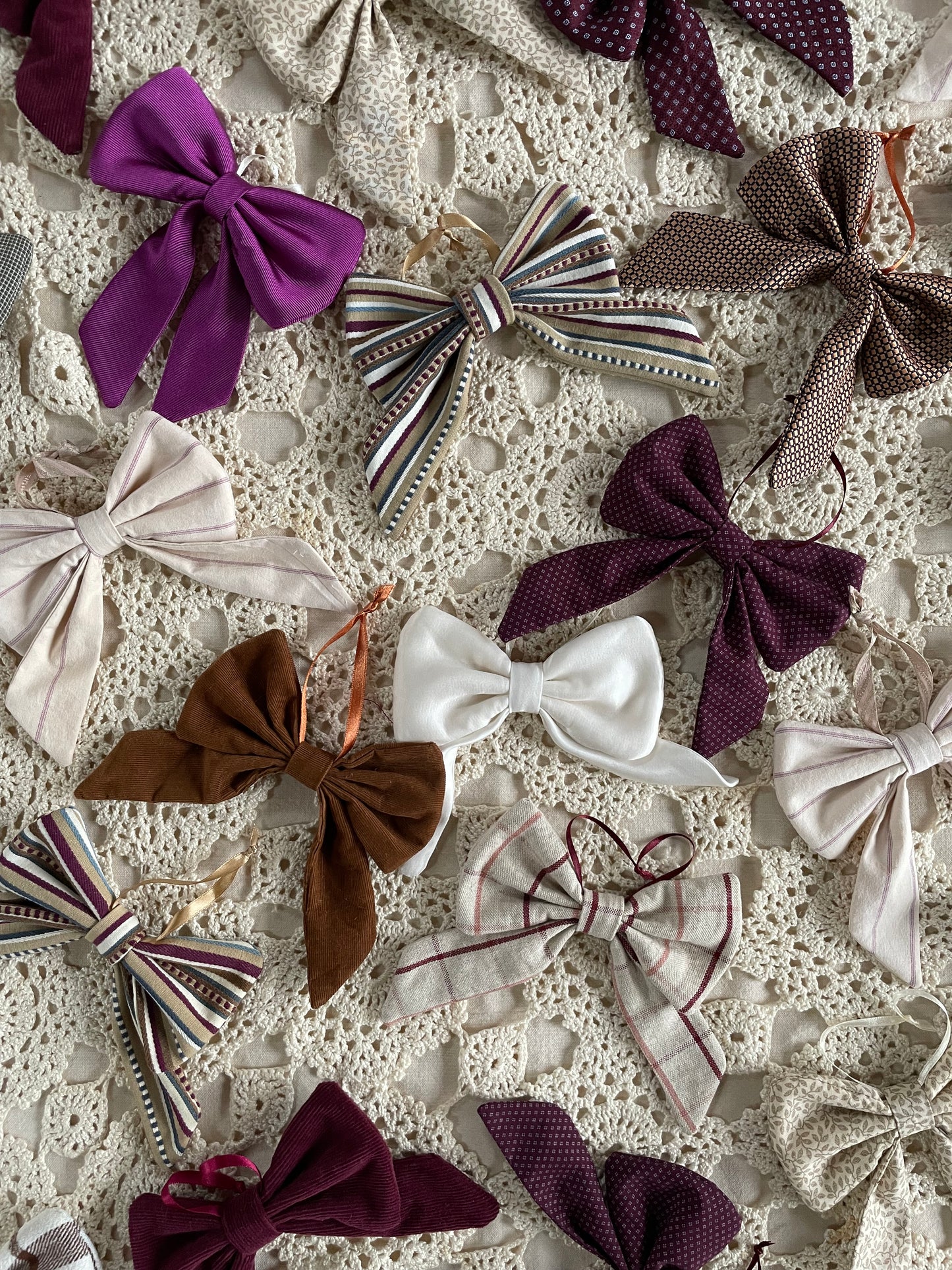 Sløjfe lille - silke