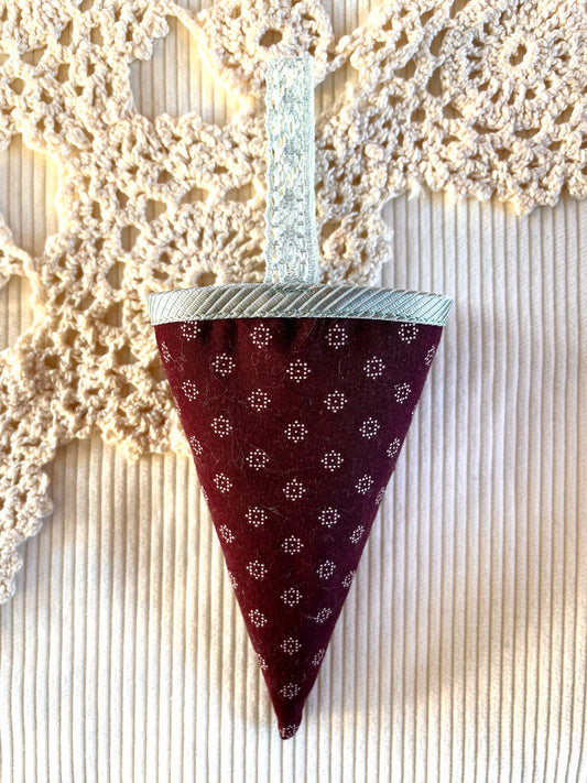 Kræmmerhus - burgundy/mint