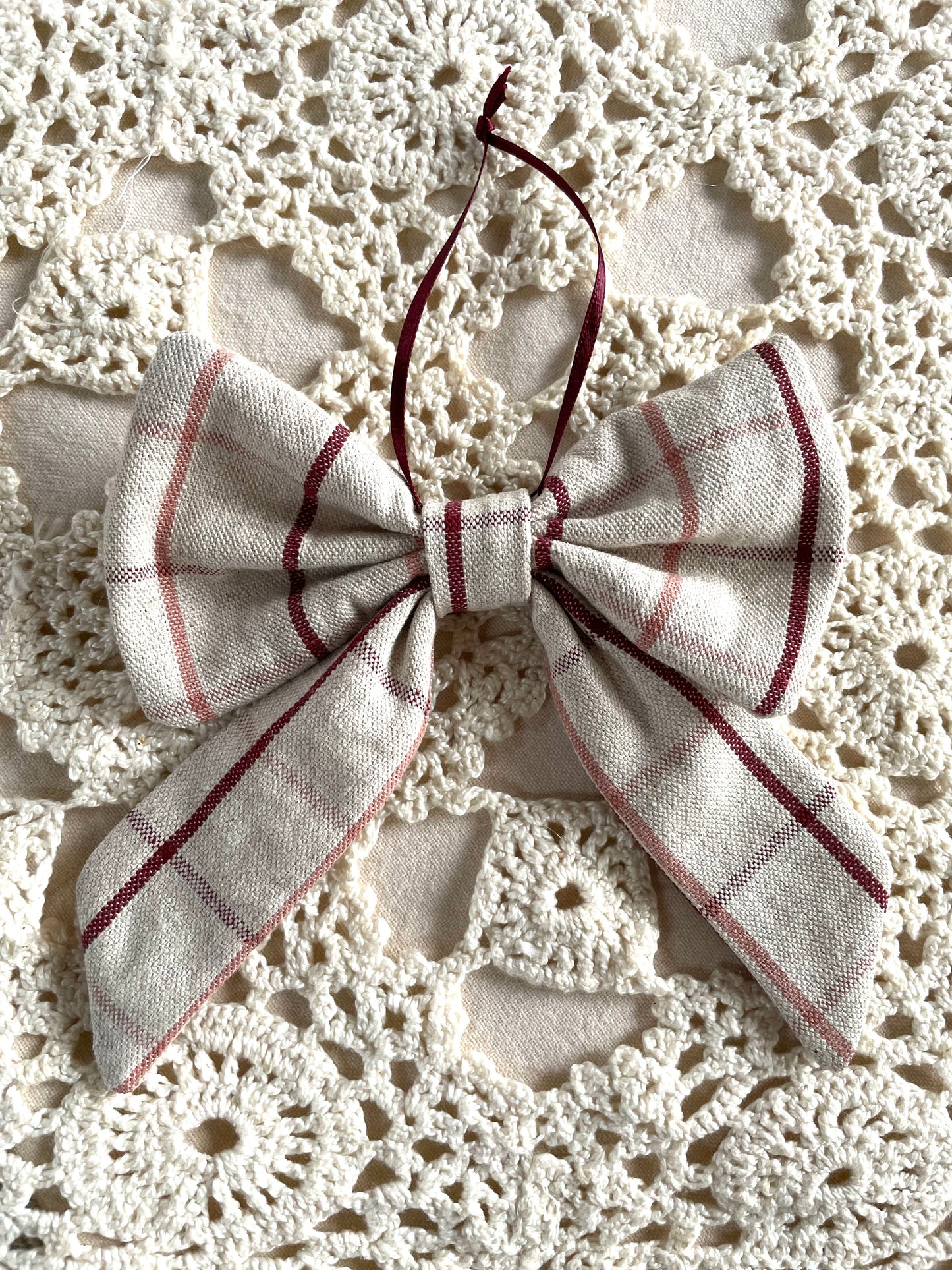 Sløjfe lille - ternet