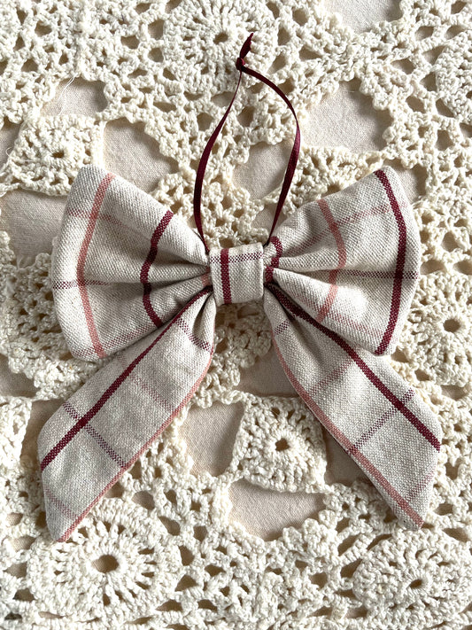 Sløjfe lille - ternet