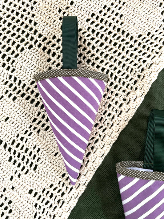 Kræmmerhus - lilla/grøn