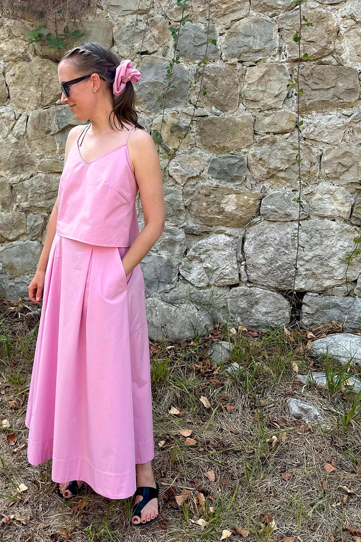 Maxi Pleat Skirt PDF - størrelse XS-XXL