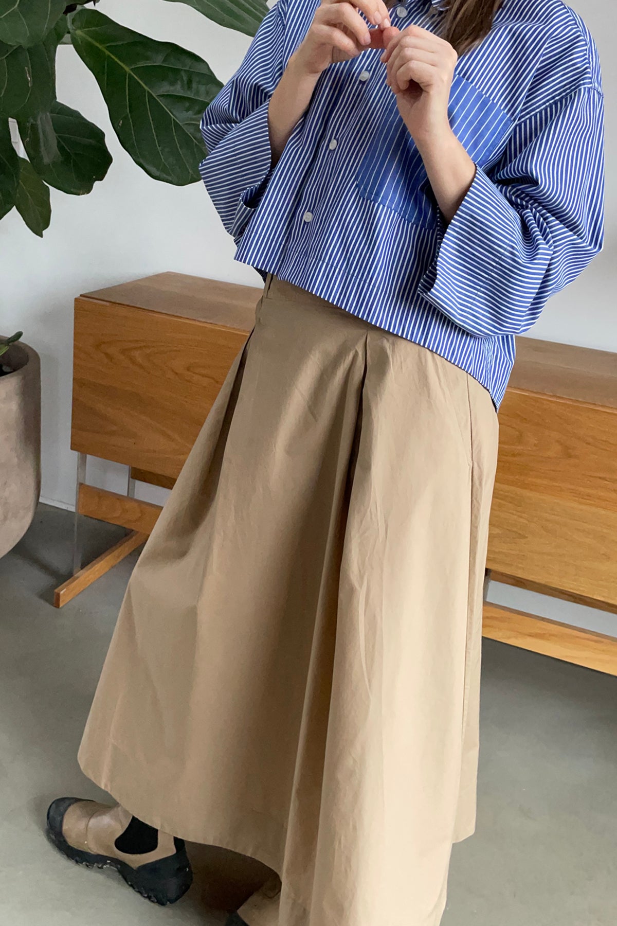 Maxi Pleat Skirt PDF - størrelse XS-XXL